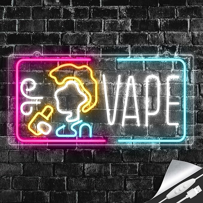 Vape Neon Sign 17"x35" Vape Neon Sign 17"x35"